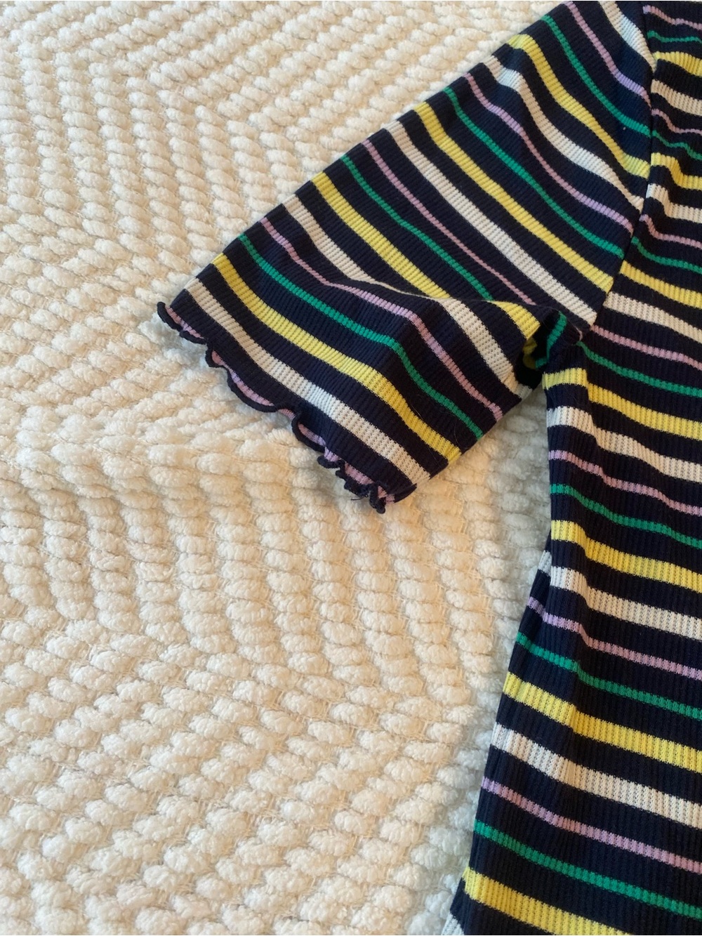 Copper Key Striped Ribbed Top Size Large - Picture 4 of 4